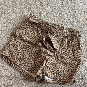 Aerie cheetah shorts